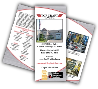 Top Craft Tool 2012 Tri-Fold Brochure