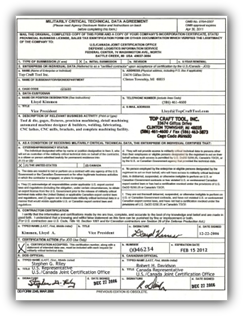U.S./Canada Joint Certificate